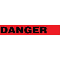 Floor Safety Tape, 3" x 54', Vinyl, Black/Red Helyx Safety & Industrial Supplies