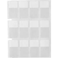 &eacute;tiquettes autoplastifiantes pour c&acirc;bles & fils de s&eacute;rie Core, Vinyle, 0,5" lo x 0,75" h, Transparent Helyx Safety & Industrial Supplies