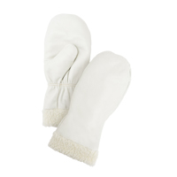 Mitaines d'hiver en cuir fleur de premi&egrave;re qualit&eacute; doubl&eacute;es de boa, Taille Grand, Mitaine Helyx Safety & Industrial Supplies
