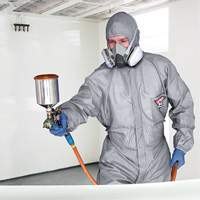 ProPlus Gard Protective Coveralls, Nylon, Medium, Grey Helyx Safety & Industrial Supplies