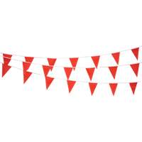 Pennant String, 60' L, Red Helyx Safety & Industrial Supplies