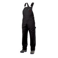 Unlined Duck Overalls, Men's, Large, Black Helyx Safety & Industrial Supplies