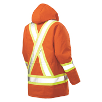 Safety Parka, High Visibility Orange, Large Helyx Safety & Industrial Supplies
