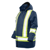 Safety Parka, Navy Blue, Large Helyx Safety & Industrial Supplies