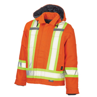 Safety Jacket, High Visibility Orange, Large Helyx Safety & Industrial Supplies