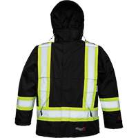 Manteau Journeyman, Polyester/Polyur&eacute;thane, Noir, Petit Helyx Safety & Industrial Supplies