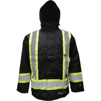 Manteau isol&eacute;, Polyester/Polyur&eacute;thane, Noir, Petit Helyx Safety & Industrial Supplies