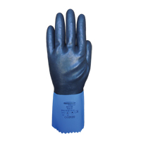 Gants enti&egrave;rement tremp&eacute;s et r&eacute;sistants aux produits chimiques Summitech, Taille Petit/7, 11,8" lo, Chloropr&egrave;ne, Doublure en Poly-coton, 59 mils Helyx Safety & Industrial Supplies