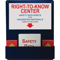 Basket-Style Aluminum Station, English, Binders Included Helyx Safety & Industrial Supplies