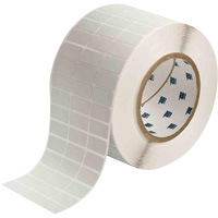 &eacute;tiquettes lustr&eacute;es pour plaques signal&eacute;tiques, Polyester m&eacute;talis&eacute;, 1" lo x 0,5" h, Argent Helyx Safety & Industrial Supplies