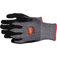 Composite-Knit Cut-Resistant Gloves, Size 6/X-Small, 13 Gauge, Foam Nitrile Coated, Stainless Steel/HPPE/TenActiv Shell, ASTM ANSI Level A7 Helyx Safety & Industrial Supplies