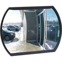 Roundtangular Convex Mirror with Bracket, 12" H x 18" W, Indoor/Outdoor Helyx Safety & Industrial Supplies