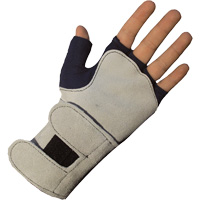 Anti-Impact Glove with Wrist Support, Cotton, Left Hand, X-Small Helyx Safety & Industrial Supplies