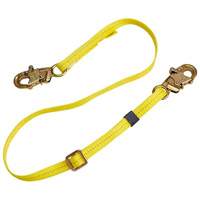 Longe de positionnement r&eacute;glable &agrave; sangle, 1 branches, 4', Classe CSA B, Polyester Helyx Safety & Industrial Supplies