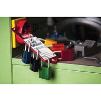 Cadenas, Cl&eacute;s diff&eacute;rentes, Aluminium, Largeur de 1-1/2" Helyx Safety & Industrial Supplies