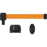 Syst&egrave;me de montage mural pour barri&egrave;re PLUS, Plastique, Fixation par vis, 15', Ruban Orange Helyx Safety & Industrial Supplies