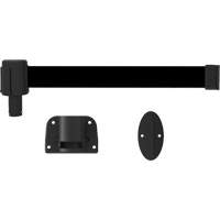 Syst&egrave;me de montage mural pour barri&egrave;re PLUS, Plastique, Fixation par vis, 15', Ruban Noir Helyx Safety & Industrial Supplies