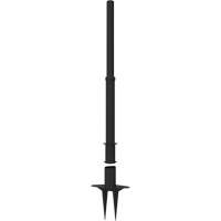 Montants de barri&egrave;re PLUS, Hauteur de 42", Noir Helyx Safety & Industrial Supplies