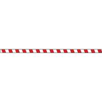 Tough-Mark Heavy-Duty Floor Marking, Rectangle, 48" L x 2" W, Red and White, Polyethylene Helyx Safety & Industrial Supplies