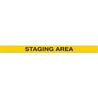 Tough-Mark Heavy-Duty Floor Marking, Rectangle, 48" L x 2" W, Yellow, Polyethylene Helyx Safety & Industrial Supplies
