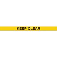 Tough-Mark Heavy-Duty Floor Marking, Rectangle, 48" L x 2" W, Yellow, Polyethylene Helyx Safety & Industrial Supplies
