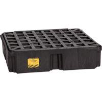 Plateforme de d&eacute;versement modulaire, Capacit&eacute; de d&eacute;versement 15 gal. US, 26" x 26,25" x 6,5" Helyx Safety & Industrial Supplies
