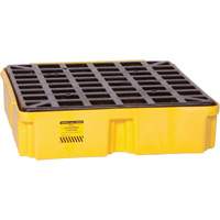 Plateforme de d&eacute;versement modulaire, Capacit&eacute; de d&eacute;versement 15 gal. US, 26" x 26,25" x 6,5" Helyx Safety & Industrial Supplies