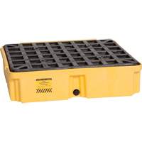 Plateforme de d&eacute;versement modulaire, Capacit&eacute; de d&eacute;versement 15 gal. US, 26" x 26,25" x 6,5" Helyx Safety & Industrial Supplies
