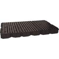 Plateforme de d&eacute;versement modulaire, Capacit&eacute; de d&eacute;versement 88 gal. US, 51,5'' x 78,25" x 6,5" Helyx Safety & Industrial Supplies