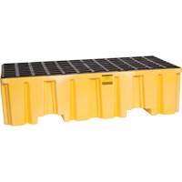 Palette de confinement des d&eacute;versements, Capacit&eacute; de d&eacute;versement 66 gal. US, 26,25" x 51" x 13,75" Helyx Safety & Industrial Supplies