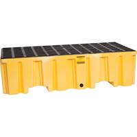 Palette de confinement des d&eacute;versements, Capacit&eacute; de d&eacute;versement 66 gal. US, 26,25" x 51" x 13,75" Helyx Safety & Industrial Supplies