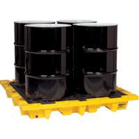Palette de confinement des d&eacute;versements, Capacit&eacute; de d&eacute;versement 66 gal. US, 58,5" x 58,5" x 7,75" Helyx Safety & Industrial Supplies