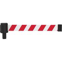 Cassette de banni&egrave;re PLUS, Vierge, 15', Ruban Rouge et blanc Helyx Safety & Industrial Supplies