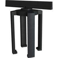 PLUS Barrier System Sign Bracket, Black Helyx Safety & Industrial Supplies