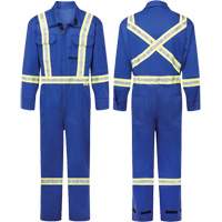 Combinaisons ignifuges 7 oz Avenger, Taille 34, Bleu royal Helyx Safety & Industrial Supplies