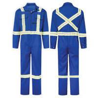 Combinaison de luxe 6 oz Nomex Essential, Taille 34, Bleu royal Helyx Safety & Industrial Supplies