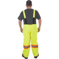 RZ1000 Rain Bib Pants, Polyester, Small, High Visibility Lime-Yellow Helyx Safety & Industrial Supplies
