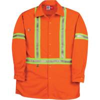 Westex UltraSoft&reg; Industrial Work Shirt, Small, Orange Helyx Safety & Industrial Supplies