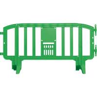 Movit Barricade, Interlocking, 78" L x 39" H, Green Helyx Safety & Industrial Supplies