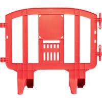 Minit Barricade, Interlocking, 49" L x 39" H, Red Helyx Safety & Industrial Supplies