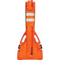 Multi-Gate Barricade, 43" H x 90" L, Orange Helyx Safety & Industrial Supplies