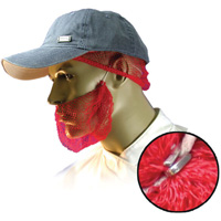Filets &agrave; barbe jetables, Polypropyl&egrave;ne, Rouge Helyx Safety & Industrial Supplies