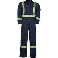 Westex UltraSoft&reg; Unlined Coveralls, Size Large (Tall), Navy Blue, 12.4 cal/cm2 Helyx Safety & Industrial Supplies