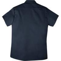 Chemise de travail &agrave; manches courtes en tissu crois&eacute;, Hommes, 4T-Grand, Bleu marine Helyx Safety & Industrial Supplies