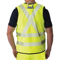 Veste antid&eacute;chirure pour arpenteur, Jaune lime haute visibilit&eacute;, Petit, Polyester Helyx Safety & Industrial Supplies