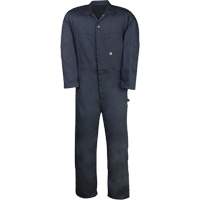 Twill Unlined Coveralls, Men's, Navy Blue, Size 36 Helyx Safety & Industrial Supplies