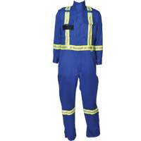 Combinaisons ignifuges &agrave; bandes Firewall FR, Taille T-petit, Bleu royal Helyx Safety & Industrial Supplies