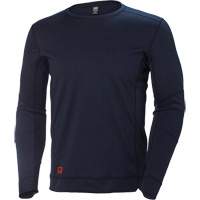 Lifa&reg; Max Moisture-Wicking Crewneck Undershirt, Men's, X-Small, Navy Blue Helyx Safety & Industrial Supplies