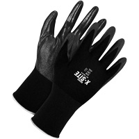 Gants enduits, 10, R&ecirc;vetement Bipolym&egrave;re, Calibre 15, Enveloppe en Nylon Helyx Safety & Industrial Supplies