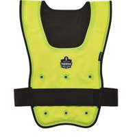 Chill-Its&reg; 6687 Economy Dry Evaporative Cooling Vest, Small/Medium, High Visibility Lime-Yellow Helyx Safety & Industrial Supplies